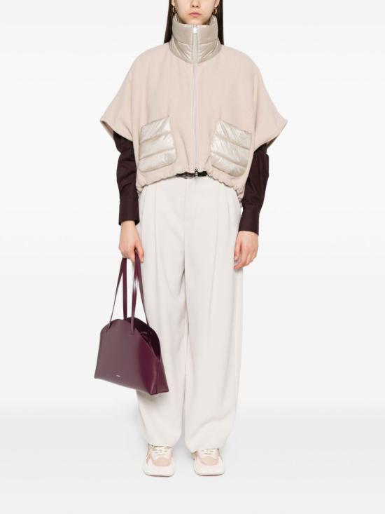 26FW 에르노 A 셰이프 리조트 쇼트 판초 GI00042DR333951982 POWDER - HERNO