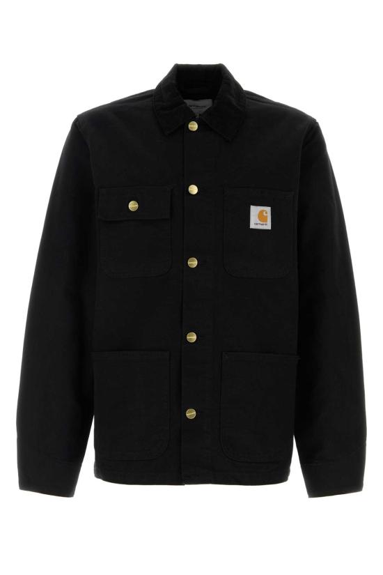 26FW 칼하트 WIP 디어본 캔버스 미시건 초어 코트 I03151900E02 BLACK