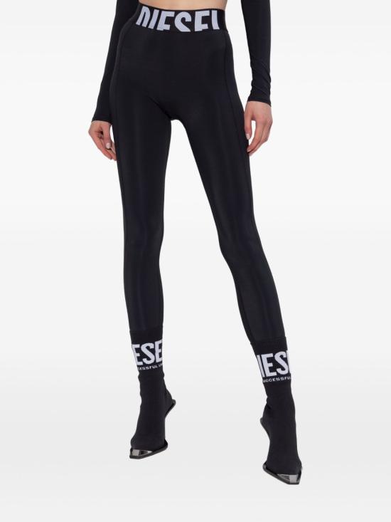 26FW 디젤 애들라인-D-팝 레깅스 A182790PLAR9XX BLACK - DIESEL