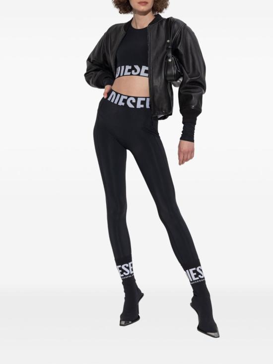 26FW 디젤 애들라인-D-팝 레깅스 A182790PLAR9XX BLACK - DIESEL