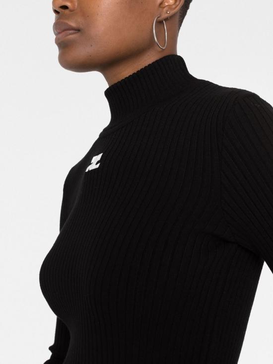 26FW 쿠레쥬 터틀넥 PERMPU022FI00019999 BLACK - COURREGES