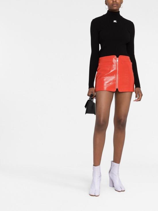 26FW 쿠레쥬 터틀넥 PERMPU022FI00019999 BLACK - COURREGES