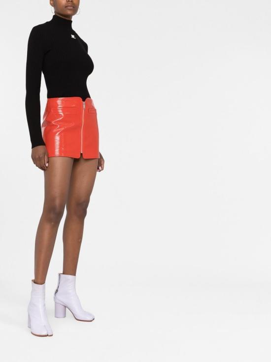 26FW 쿠레쥬 터틀넥 PERMPU022FI00019999 BLACK - COURREGES