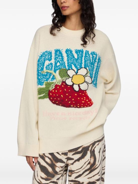 26FW 가니 스웨터 A1150015135 WHITE - GANNI
