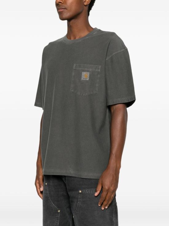 26FW 칼하트 WIP 반팔 티셔츠 I03686389GD BLACK - CARHARTT WIP