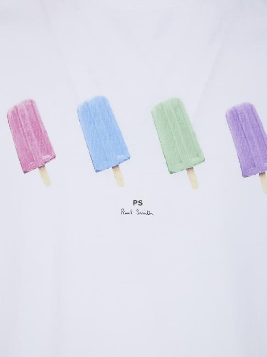 26SS 폴 스미스 지브라 패치 반팔 M2R011RVP578001 WHITE - PAUL SMITH