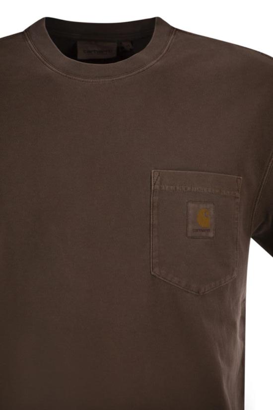 26FW 칼하트 WIP 반팔 티셔츠 I03686347GD BROWN - CARHARTT WIP