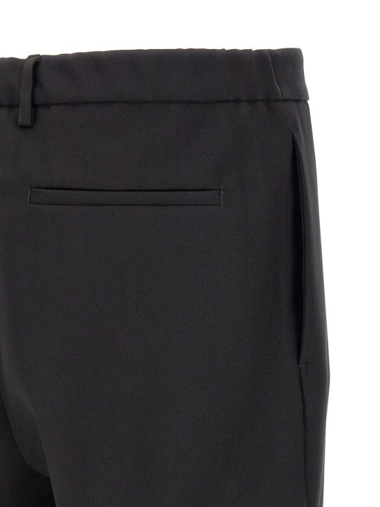  질샌더 스트레이트 팬츠 질 샌더 테크니컬 개버딘 팬츠 블랙 - JIL SANDER