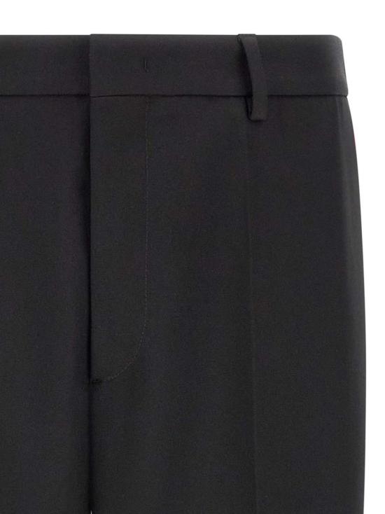  질샌더 스트레이트 팬츠 질 샌더 테크니컬 개버딘 팬츠 블랙 - JIL SANDER