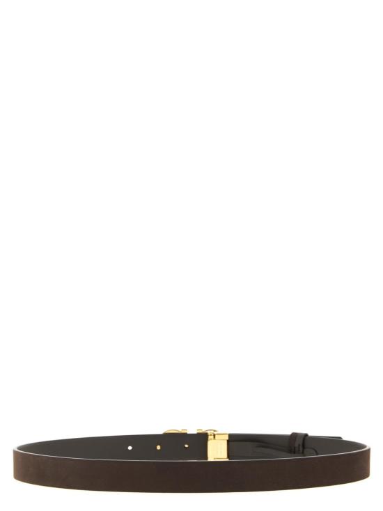  살바토레 페라가모 벨트 페라가모 브라운 송아지 가죽 레귤러 - SALVATORE FERRAGAMO