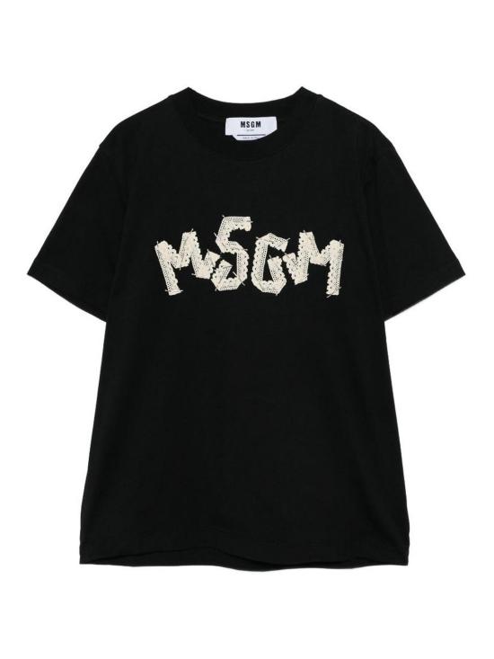 26SS 엠에스지엠 반팔 티셔츠 4041MDM110D26700299 Black