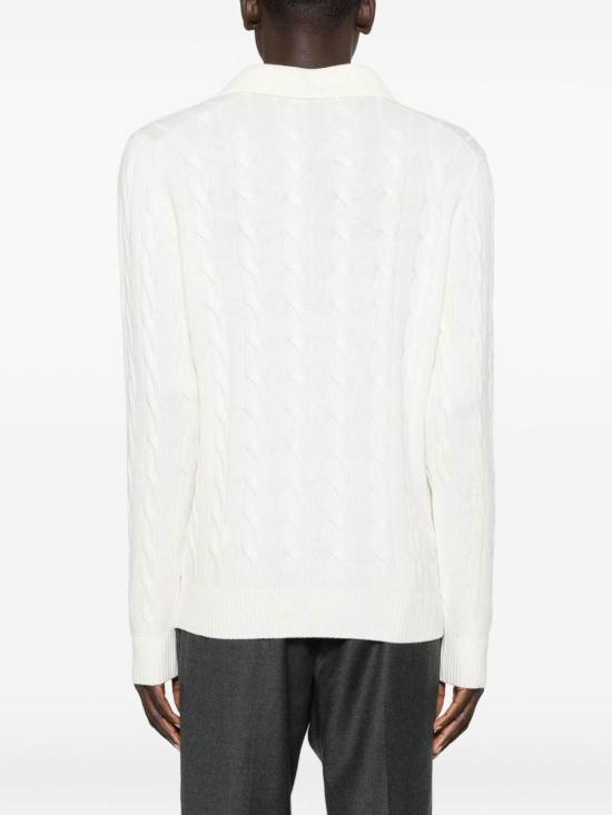 26FW 그랑싸쏘 스웨터 231722E17 White - GRAN SASSO