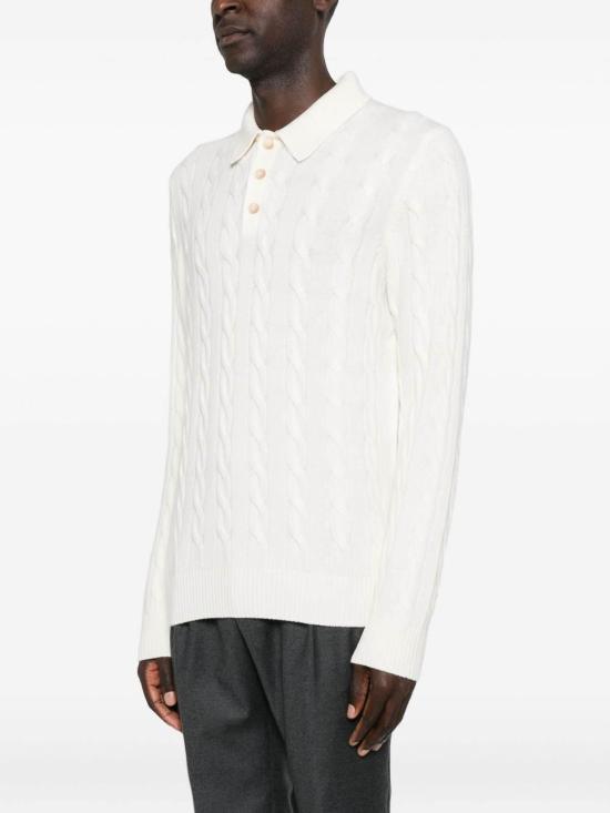 26FW 그랑싸쏘 스웨터 231722E17 White - GRAN SASSO