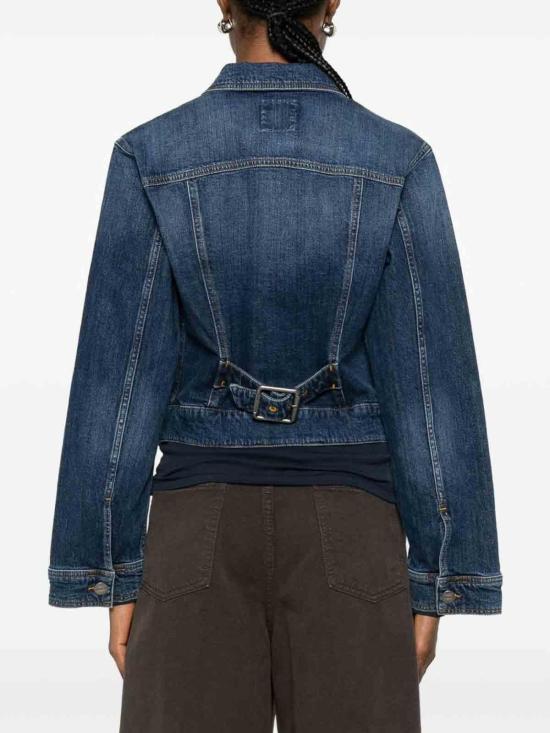26SS 핑코 데님 자켓 106388A340PJD Blue - PINKO