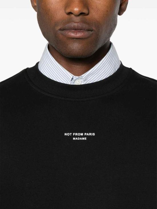 26SS 드롤드무슈 스웨터 PERMSW148CO127BL Black - DROLE DE MONSIEUR