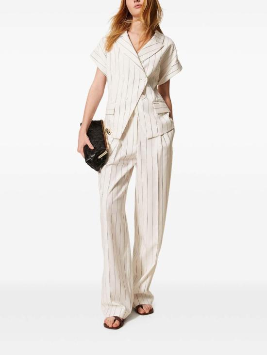 26SS 트윈셋 스트레이트 팬츠 261AP208413283 White - TWINSET