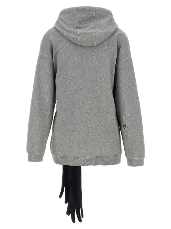  MM6 메종마르지엘라 숏 원피스 Mm6 메종 마르지엘라 코튼 숏 드레스 그레이 - MM6 MAISON MARGIELA