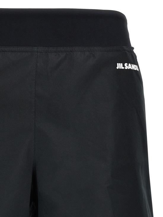  질샌더 숏팬츠 질 샌더 폴리에스터 버뮤다 반바지 블랙 - JIL SANDER