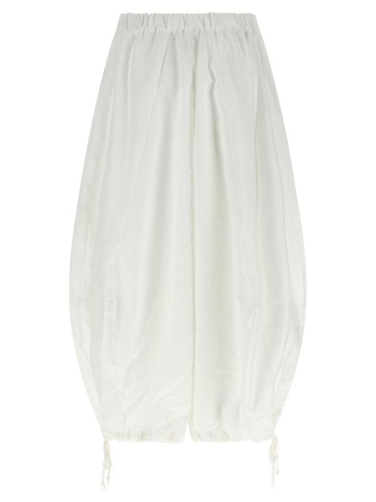  꼼데가르송 스트레이트 팬츠 Comme Des Garçons Zuava 캐주얼 팬츠 화이트 - COMME DES GARCONS