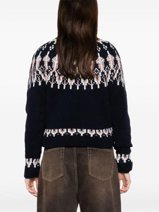 26SS 로에베 스웨터 S359Y14KIB 4746 NAVY MULTI DOM - LOEWE