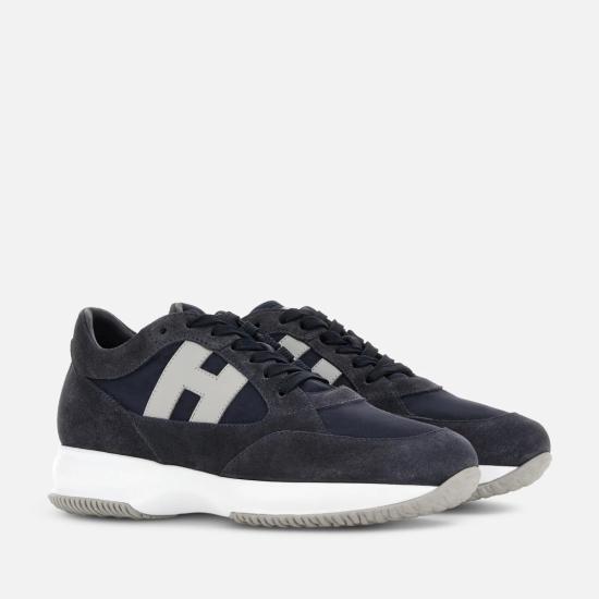 26SS 호간 스니커즈 HXM7130GC80V4R785V Blue - HOGAN