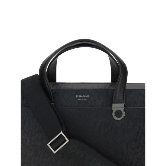  살바토레 페라가모 브리프케이스 페라가모 간치니 비즈니스 서류가방 블랙 - SALVATORE FERRAGAMO