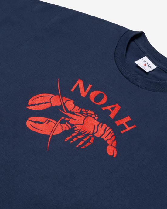 26SS 노아 반팔 티셔츠 NOAU261CRTS195NV NAVY DOM - NOAH