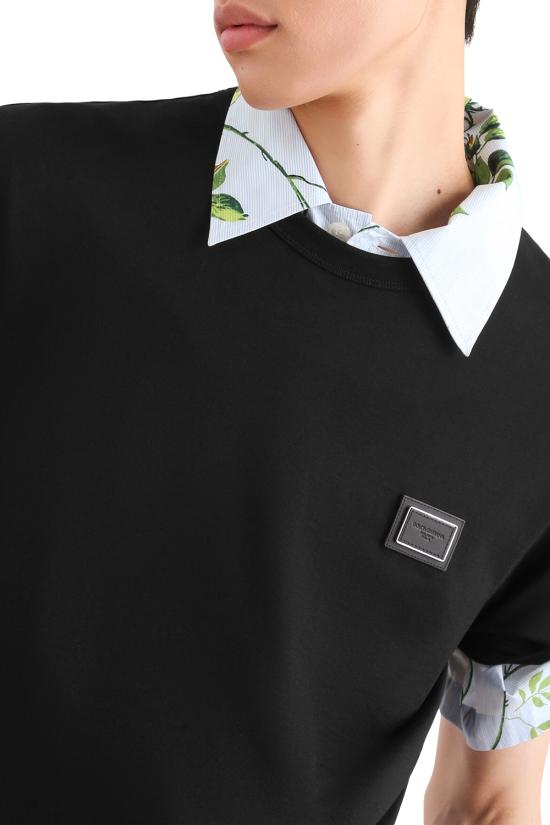 26FW 돌체앤가바나 셔츠 G8PV1TG7Q1Q N0000 Nero - DOLCE & GABBANA