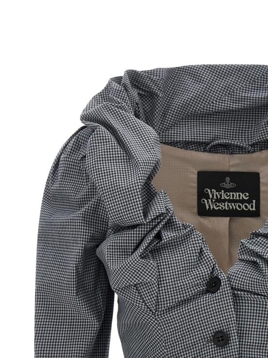  비비안웨스트우드 수트 자켓 비비안 웨스트우드 켄달 싱글 브레스트 블레이저 그레이 - VIVIENNE WESTWOOD