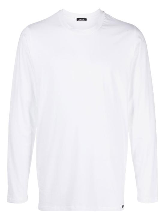  톰포드 긴팔 티셔츠 T4M141410 100 White