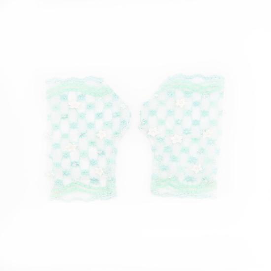  ADIBA 장갑 아디바 파스텔 플로럴 레이스