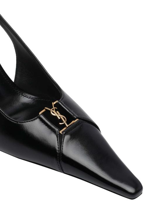 26FW 생로랑 베이비론 브레테유 슬링백 펌프스 806685AAEHI1000 Black - SAINT LAURENT