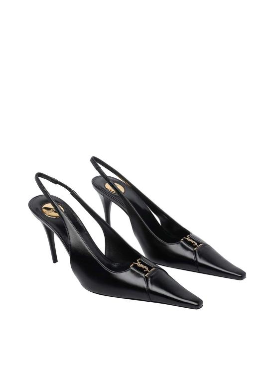 26FW 생로랑 베이비론 브레테유 슬링백 펌프스 806685AAEHI1000 Black - SAINT LAURENT