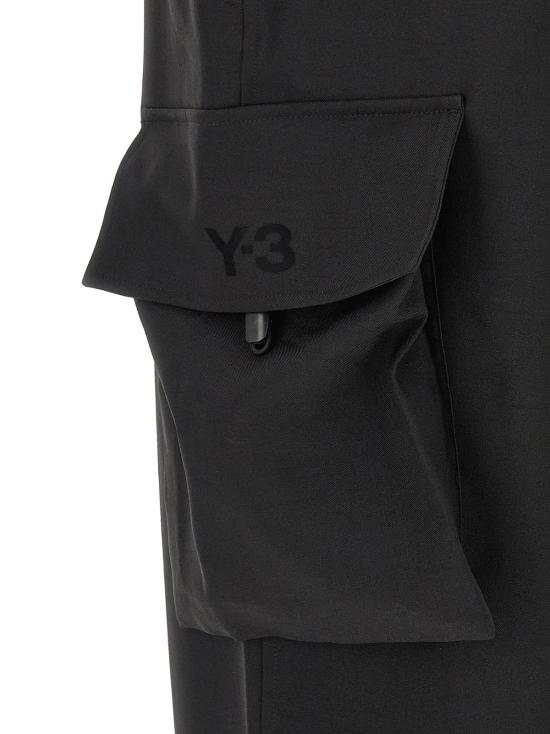  와이쓰리 치노 팬츠 Y3 스포츠 유니폼 카고 팬츠 블랙 - Y-3