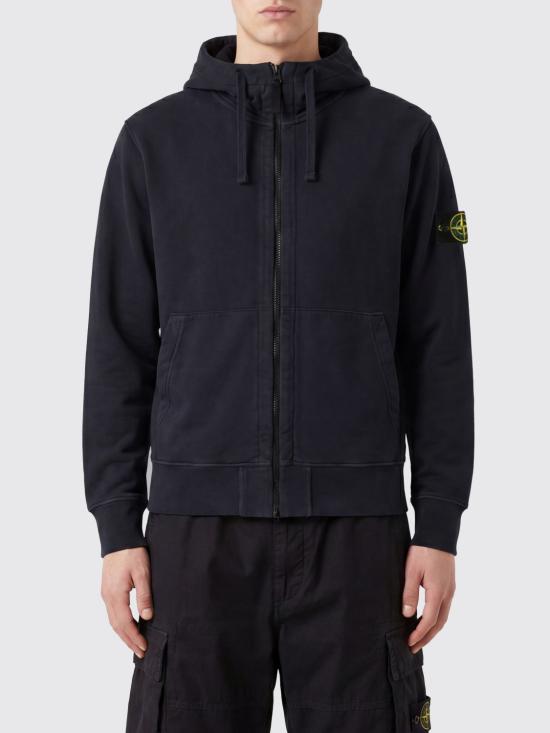 26FW 스톤 아일랜드 후드 티셔츠 6100009S0051 V002A Navy