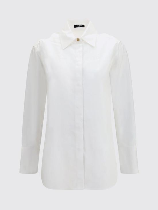26FW 발망 셔츠 HF1HS495CG72 0FB White - BALMAIN