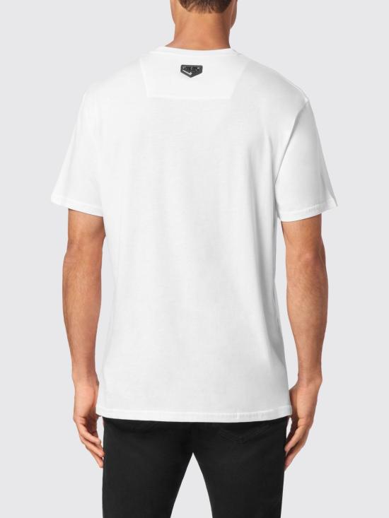 26SS 필립 플레인 반팔 티셔츠 UADCMTK7966PJY002N 01 White - PHILIPP PLEIN