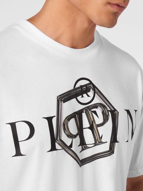 26SS 필립 플레인 반팔 티셔츠 UADCMTK7966PJY002N 01 White - PHILIPP PLEIN