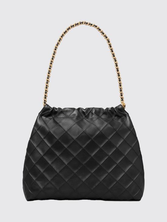 26FW 토리버치 에센셜 U 나일론 토트백 162450 001 Black - TORY BURCH