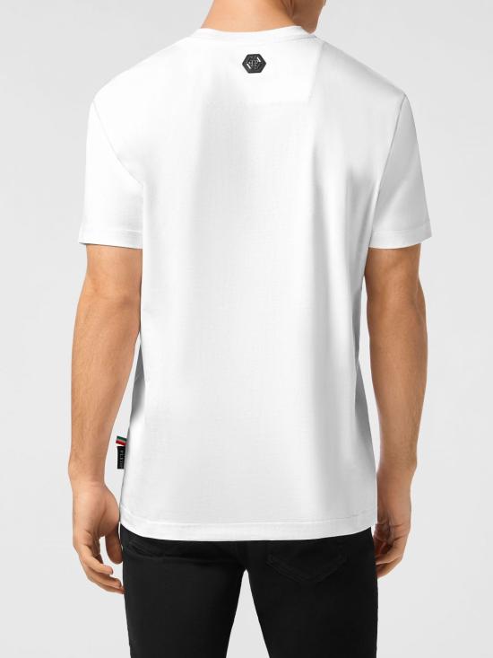26SS 필립 플레인 반팔 티셔츠 FAECMTK8588PJY002N 01 White - PHILIPP PLEIN
