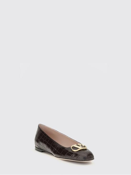26FW 발렌티노 가라바니 플랫 슈즈 S0PI8LUR REL Brown - VALENTINO GARAVANI