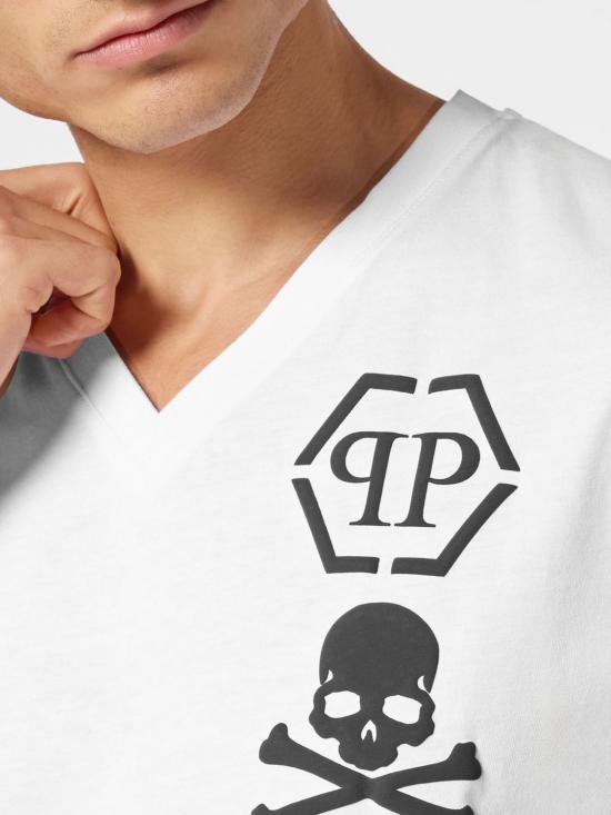 26SS 필립 플레인 반팔 티셔츠 LADCMTK8569PJY002N 01 White - PHILIPP PLEIN