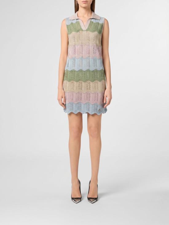 26SS 필립 플레인 롱 원피스 PAFCWKG0446PKN002N 21 Multicolor
