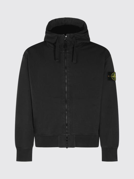 26FW 스톤 아일랜드 후드 티셔츠 6100009S0051 V0029 Black - STONE ISLAND