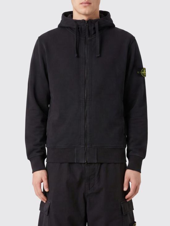 26FW 스톤 아일랜드 후드 티셔츠 6100009S0051 V0029 Black