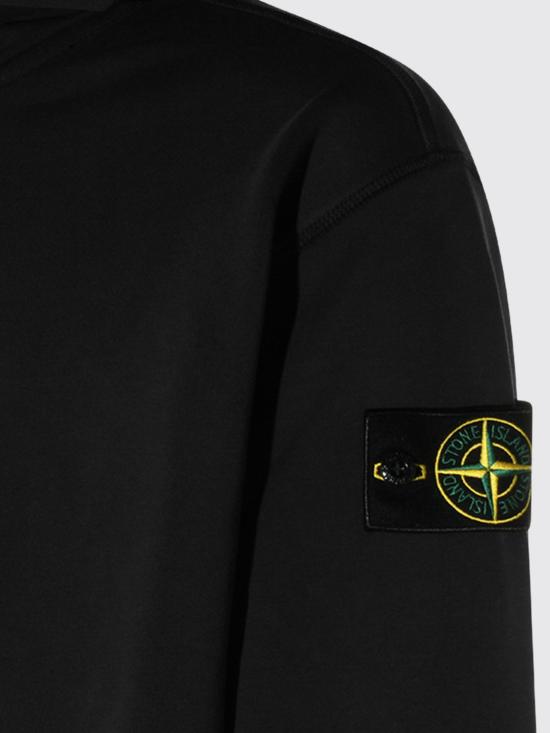 26FW 스톤 아일랜드 후드 티셔츠 6100009S0051 V0029 Black - STONE ISLAND