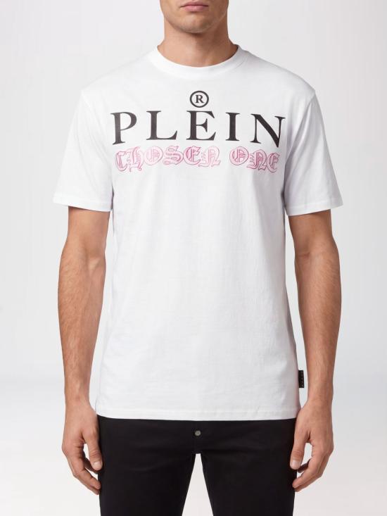 25FW 필립 플레인 반팔 티셔츠 FABCMTK5692PJY002N 0187 White