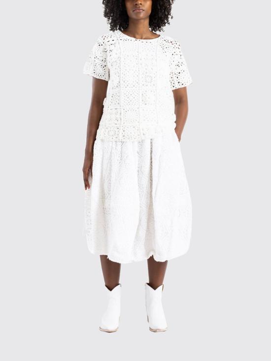 26SS 꼼데가르송 스커트 GQS016051 White - COMME DES GARCONS