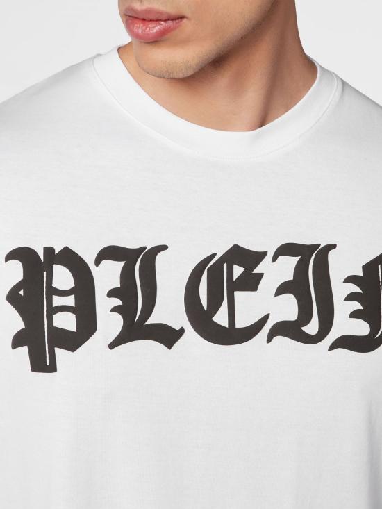 25FW 필립 플레인 반팔 티셔츠 SADCMTK6859PJY002N 01 White - PHILIPP PLEIN