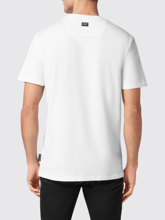26SS 필립 플레인 반팔 티셔츠 LADCMTK8565PJY002N 01 White - PHILIPP PLEIN